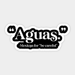 Aguas Sticker